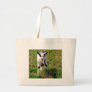 Klein plekje de babygeit grote tote bag