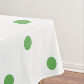 Klein poka-puntenpatroon: Groen Tafelkleed (Voorbeeld)