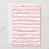 Klein pompoen Baby shower dank u kaart 5x7 (Achterkant)