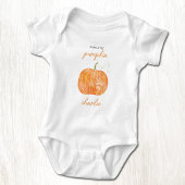 Klein Pompoentje Herfst Val Gepersonaliseerd Romper