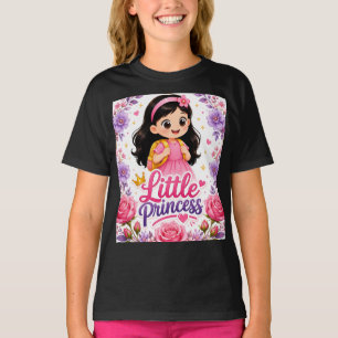 Klein prinsesje schattig kinder T-shirt .