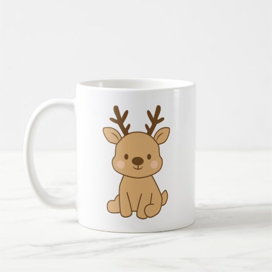 Klein Rendier Koffiemok (Links)