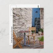 Klein restaurant briefkaart (Voorkant / Achterkant)