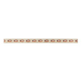 Klein rood beer op bruin lint (Voorkant)
