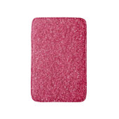 Klein rood en wit glitter badmat (Voorkant Verticaal)