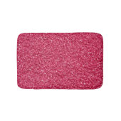 Klein rood en wit glitter badmat (Voorkant)