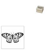 Klein rubberen stempel - Zwart-witvlinder (Gestempeld)