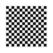 Klein schaakbordpatroon 	rubberstempel (Afrduk)