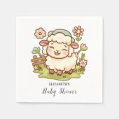Klein Schaap Baby shower Servet (Voorkant)