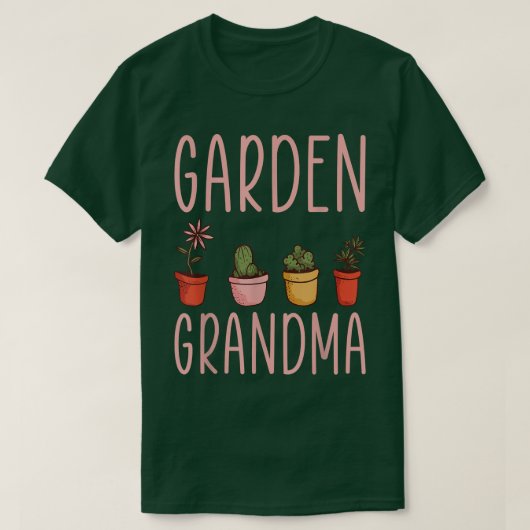 Klein Shirt flower Garden Grandma T-Sh (Design voorkant)