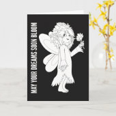 Klein sprookje kaart (Gele Bloem)