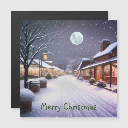 Klein stadje kerst (Voorkant / Achterkant)