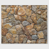 Klein-steenwand cadeaupapier (Vlak)