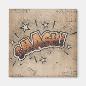 KLEIN! stripboek Steampunk Pop Magneet (Voorkant)