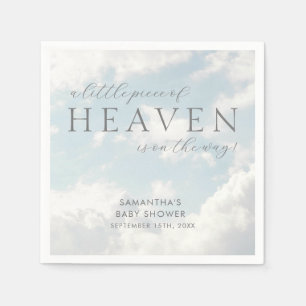 Klein stukje van de hemel Baby shower Eenvoudig Servet