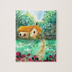 Klein Tuinhuis Legpuzzel