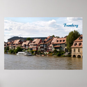 Klein Venetië in Bamberg Poster