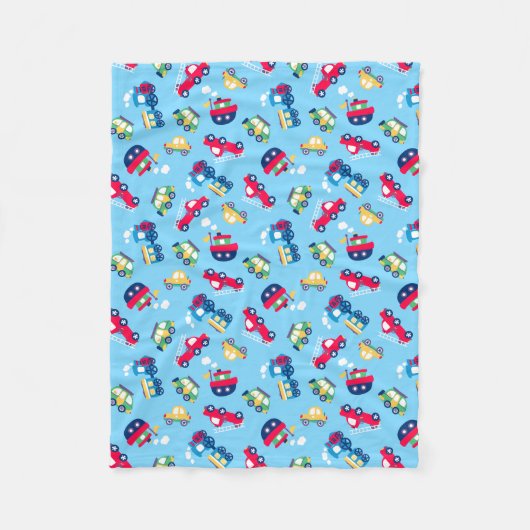 Klein vervoer fleece deken (Voorkant)