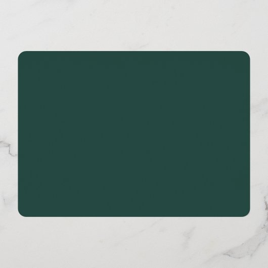 klein wild baby shower van één safari bos folie uitnodiging (Achterkant)