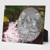 Klein Woodland waterval schilderij Voeg je foto to Fotoplaat (Zijkant)