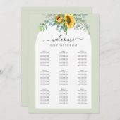 Klein zitschema kaart (Voorkant / Achterkant)