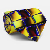 Klein, zonken, gouden kruippleinen stropdas (Opgerold)