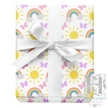 Klein Zonneschijn & Regenboog Inpakpapier