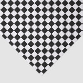 Klein zwart-wit gecontroleerd tissuepapier (Detail)