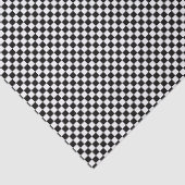 Klein zwart-wit gecontroleerd tissuepapier (Detail)