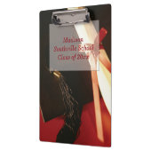 Kleindochter Afstuderen wenst, verticale cadeautje Klembord (Links)