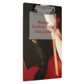 Kleindochter Afstuderen wenst, verticale cadeautje Klembord (Rechts)