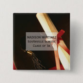 Kleindochter Afstuderen Wishes, Button (Voorkant)