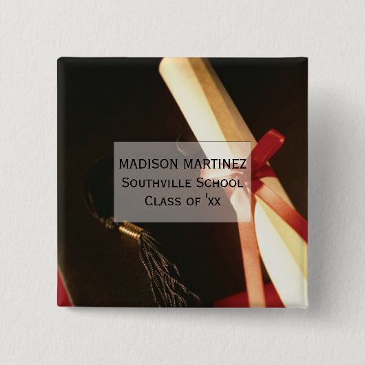 Kleindochter Afstuderen Wishes, Button (Voorkant)