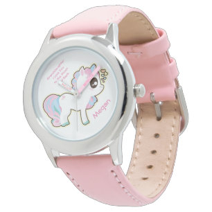 Kleindochter Bezel Roestvrij staal Watch/Unicorn Horloge