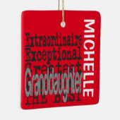 Kleindochter Extraordinaire CUSTOM Keramisch Ornament (Rechts)