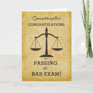 Kleindochter Gefeliciteerd met het passeren van Ba Kaart