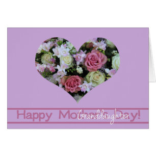 kleindochter Happy Moederdag roos kaart