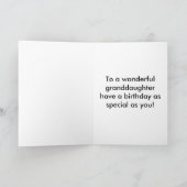 Kleindochter Kleinzoon Konijn verjaardag personali Kaart (Binnen)