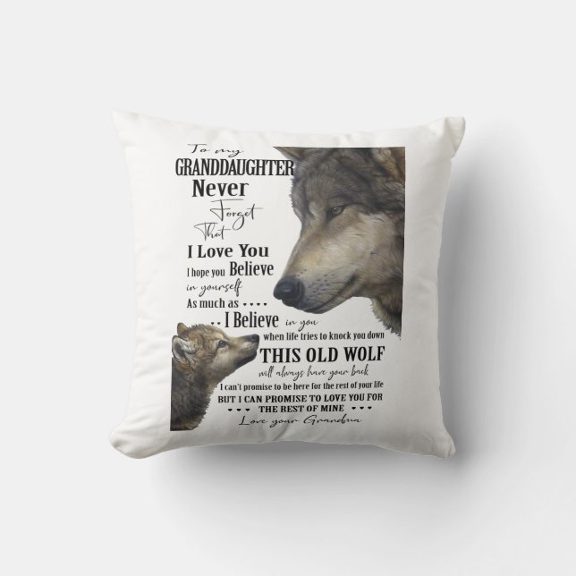 kleindochter kussen (Voorkant)