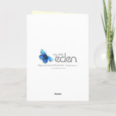 Kleindochter lappenpop eerste verjaardag kaart (Achterkant)