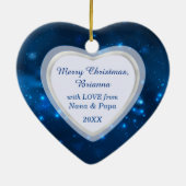 Kleindochter Night Lights Kerstmis Keramisch Ornament (Achterkant)