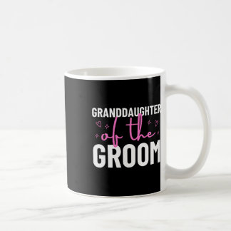 Kleindochter van de bruidegom huwelijksfeest koffiemok