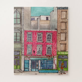 Kleine 135 en de balk boven Tribeca Manhattan NYC Legpuzzel