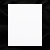 Kleine 4,5-inch x 5,6-inch blanco budget bruiloft 