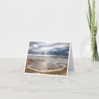 Kleine, 4-inch x 5,6-inch gevouwen notitiekaart