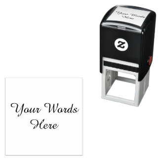 Kleine aangepaste woorden met elegant lettertype,   zelfinktende stempel