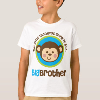 Kleine aap die een grote broer wordt t-shirt