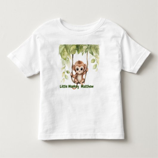 Kleine Aap Peuter T Shirt (Voorkant)