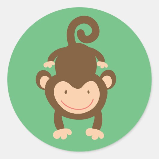 Kleine aap Stickers (Voorkant)