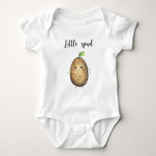 Kleine aardappel Baby Shower Romper